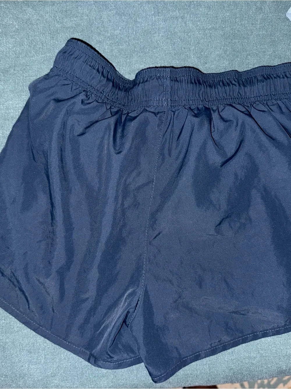 H&M Teal, Navy and White Swim Trunks